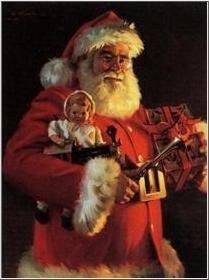 Santa and toys